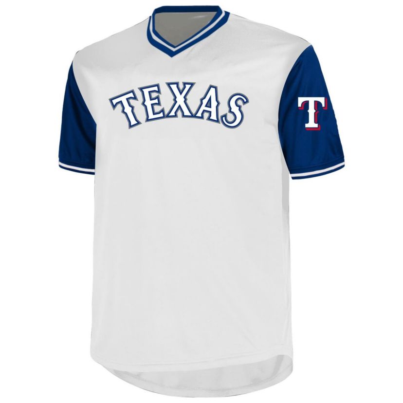 MLB Corey Seager Texas Rangers Big & Tall Name & Number Birdeye V-Neck T-Shirt