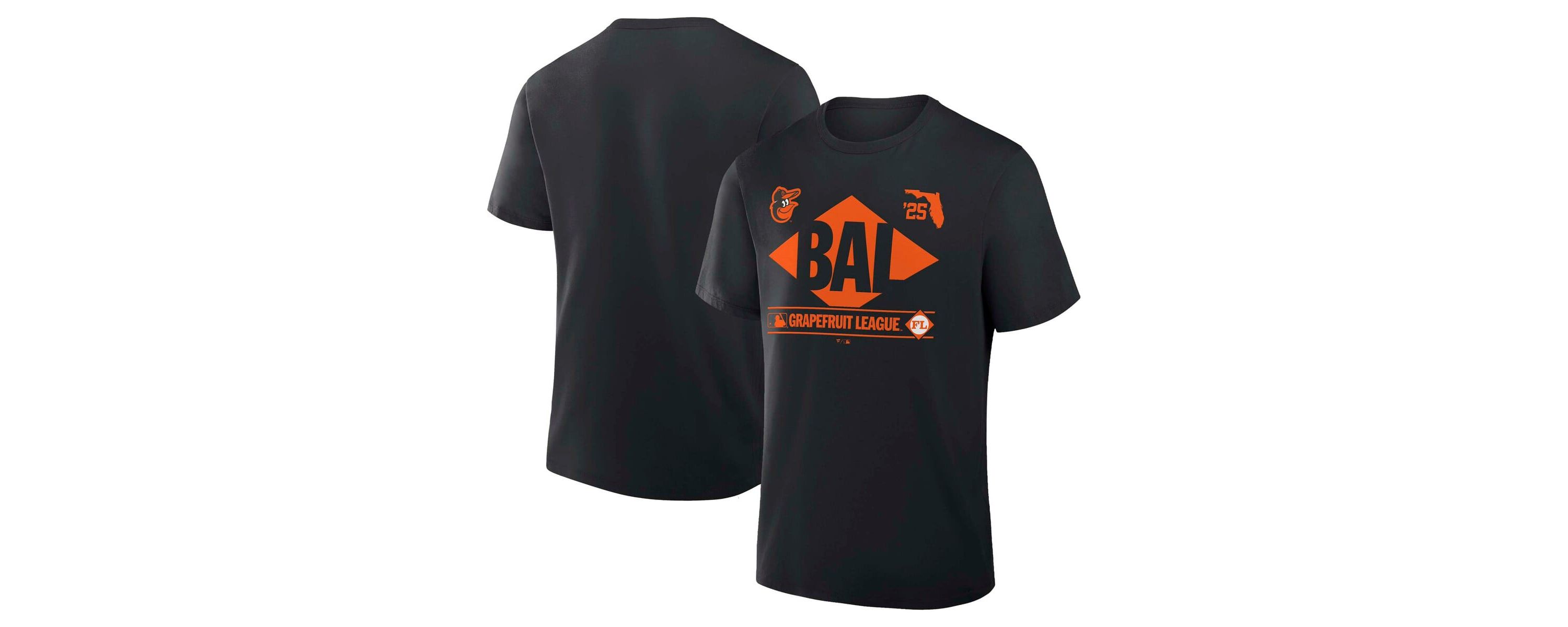 MLB Fanatics Baltimore Orioles 2025 Spring Training Grapefruit League True Icon T-Shirt