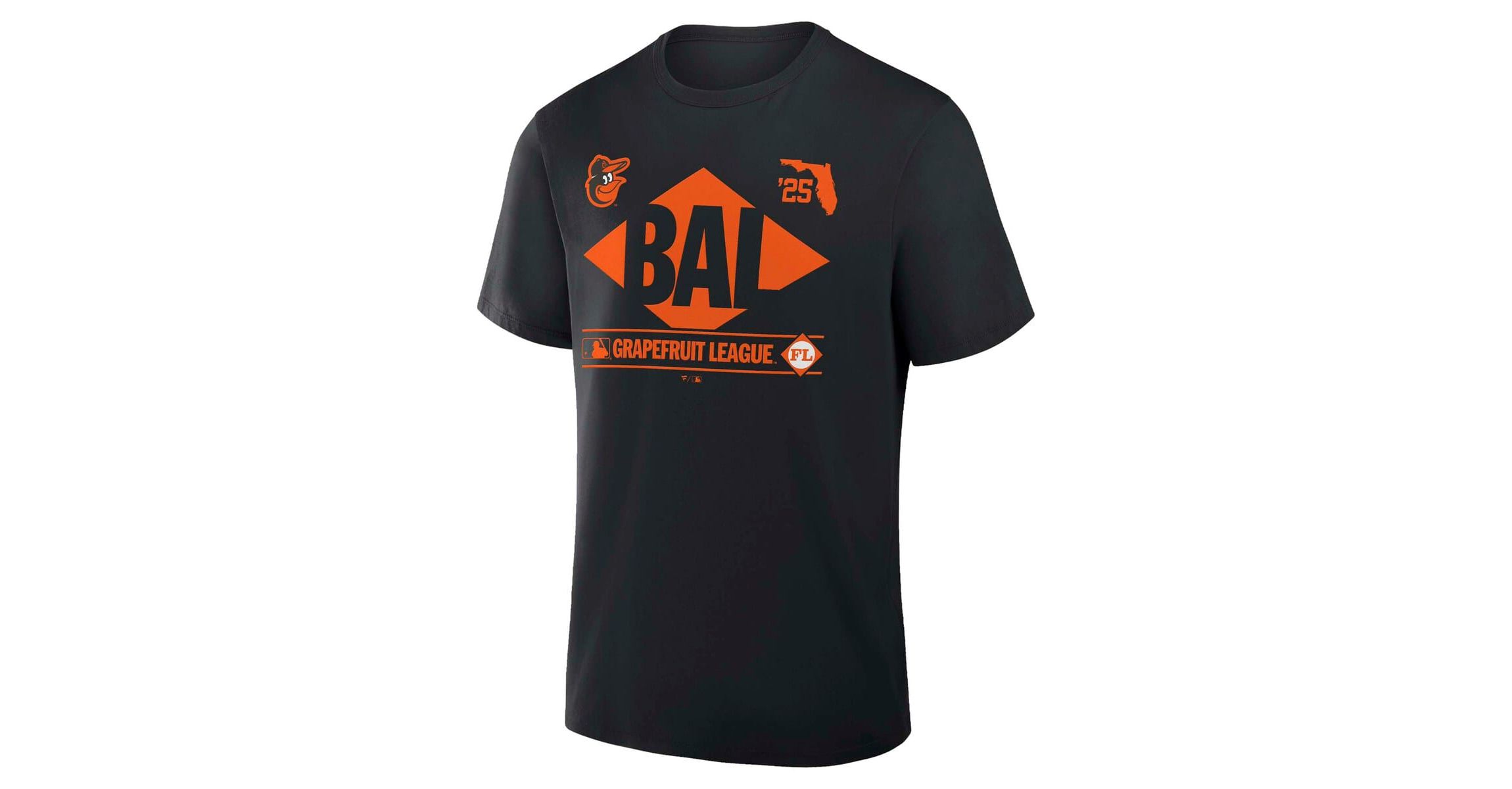 MLB Fanatics Baltimore Orioles 2025 Spring Training Grapefruit League True Icon T-Shirt