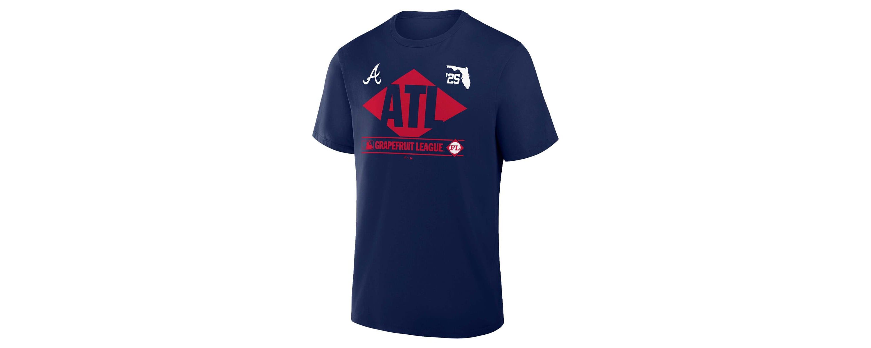 MLB Fanatics Atlanta Braves 2025 Spring Training Grapefruit League True Icon T-Shirt