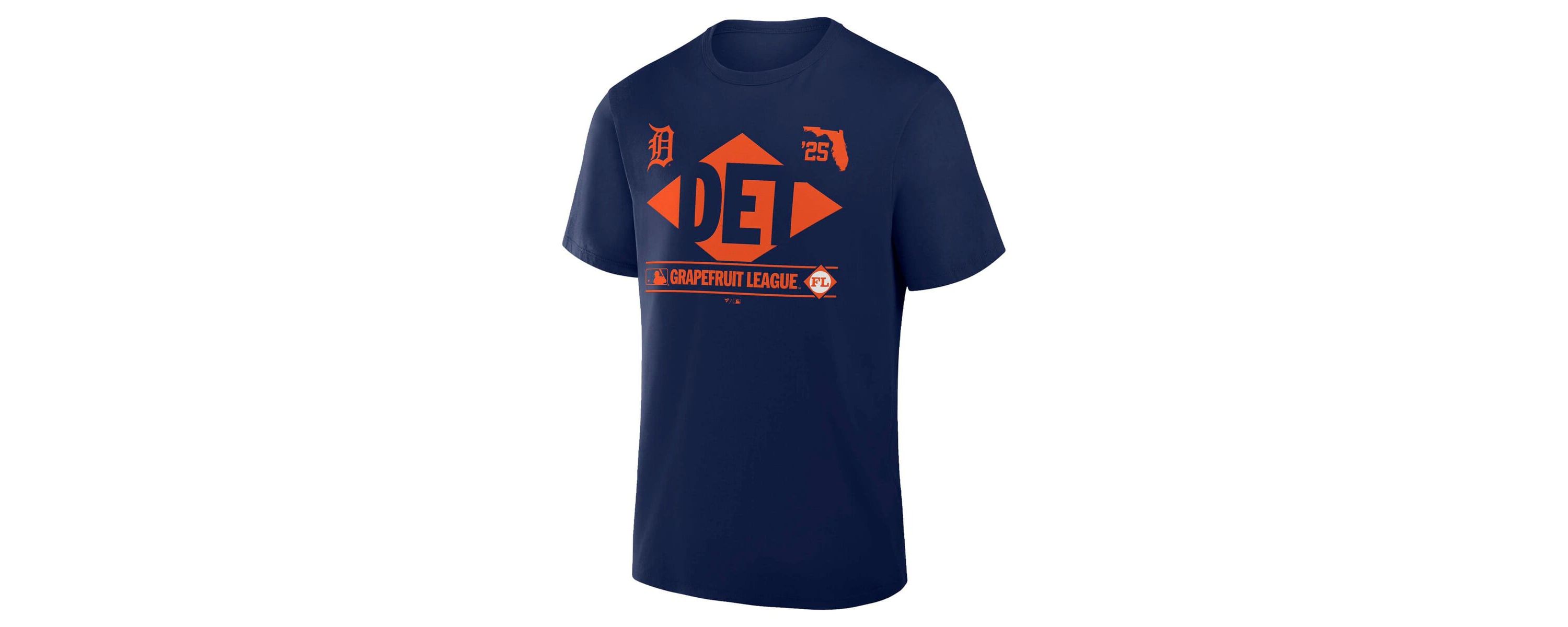 MLB Fanatics Detroit Tigers 2025 Spring Training Grapefruit League True Icon T-Shirt