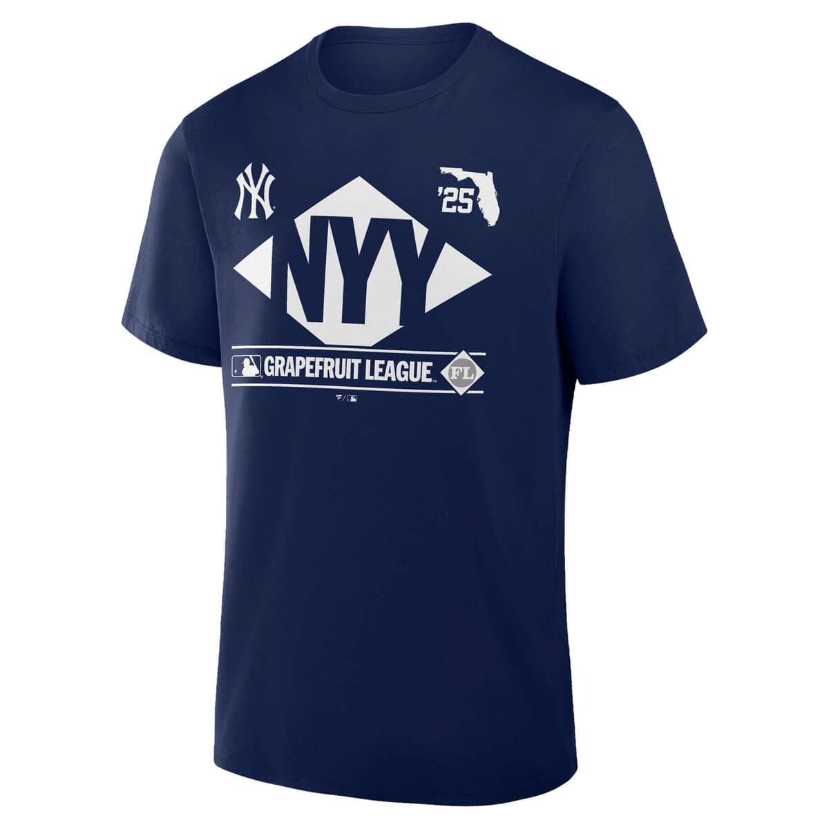 MLB Fanatics New York Yankees 2025 Spring Training Grapefruit League True Icon T-Shirt
