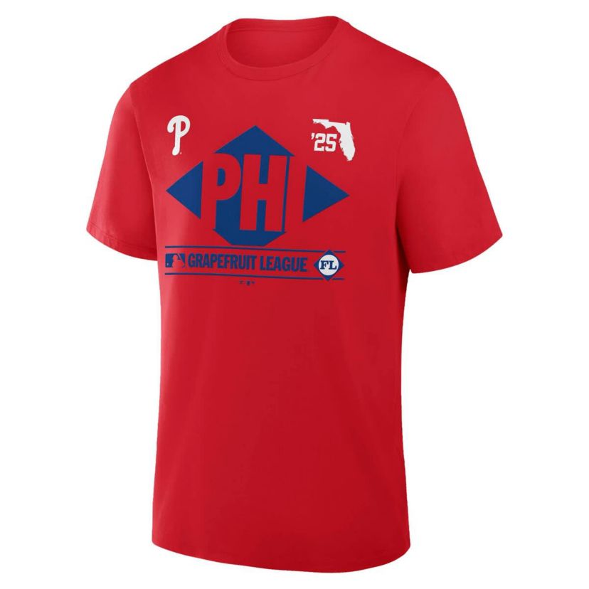 MLB Fanatics Philadelphia Phillies 2025 Spring Training Grapefruit League True Icon T-Shirt