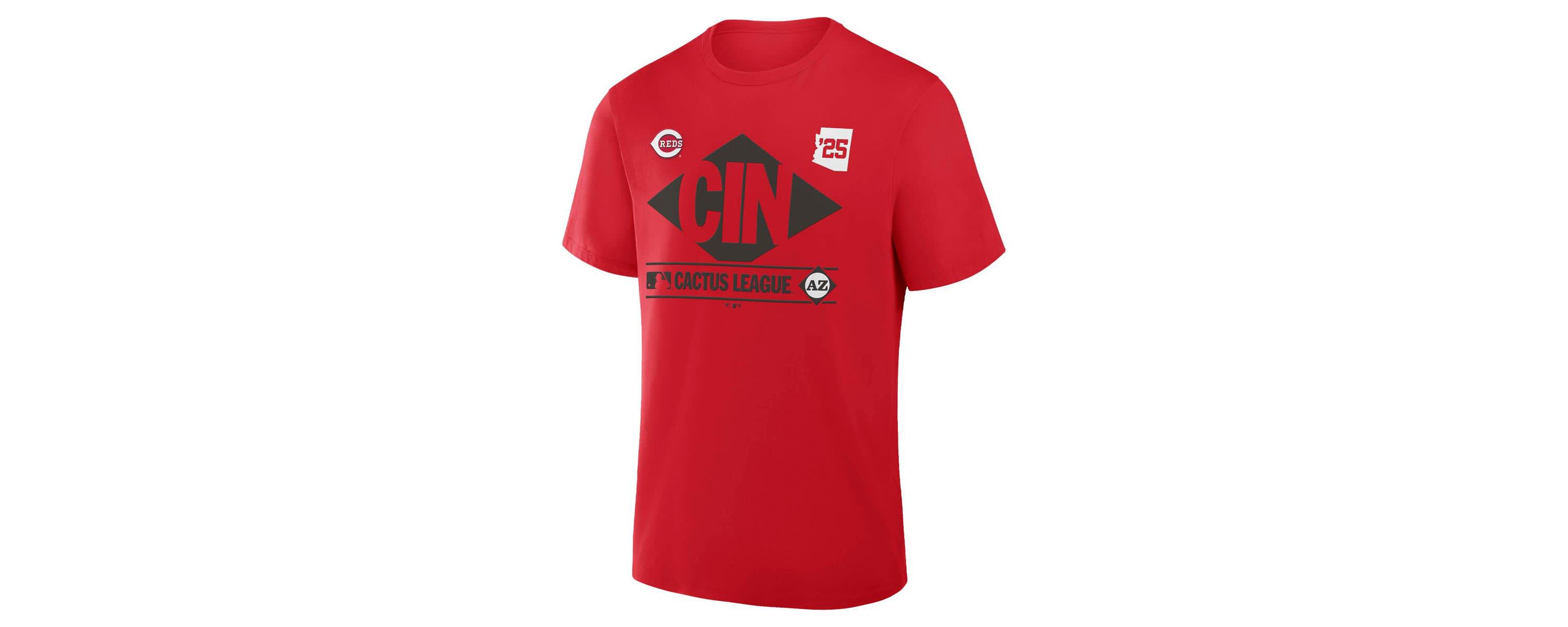 MLB Fanatics Cincinnati Reds 2025 Spring Training Cactus League True Icon T-Shirt
