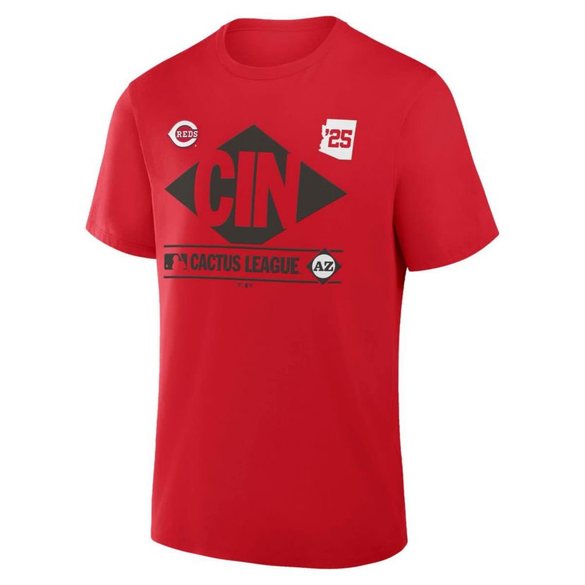 MLB Fanatics Cincinnati Reds 2025 Spring Training Cactus League True Icon T-Shirt