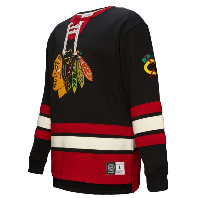 NHL Chicago Blackhawks Lace-Up Pullover Sweatshirt