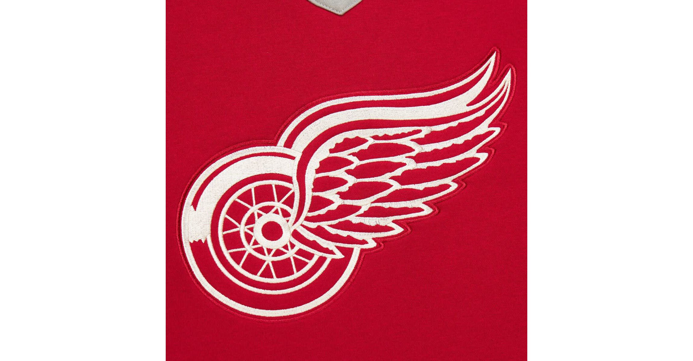 NHL Detroit Wings Lace-Up Pullover Sweatshirt