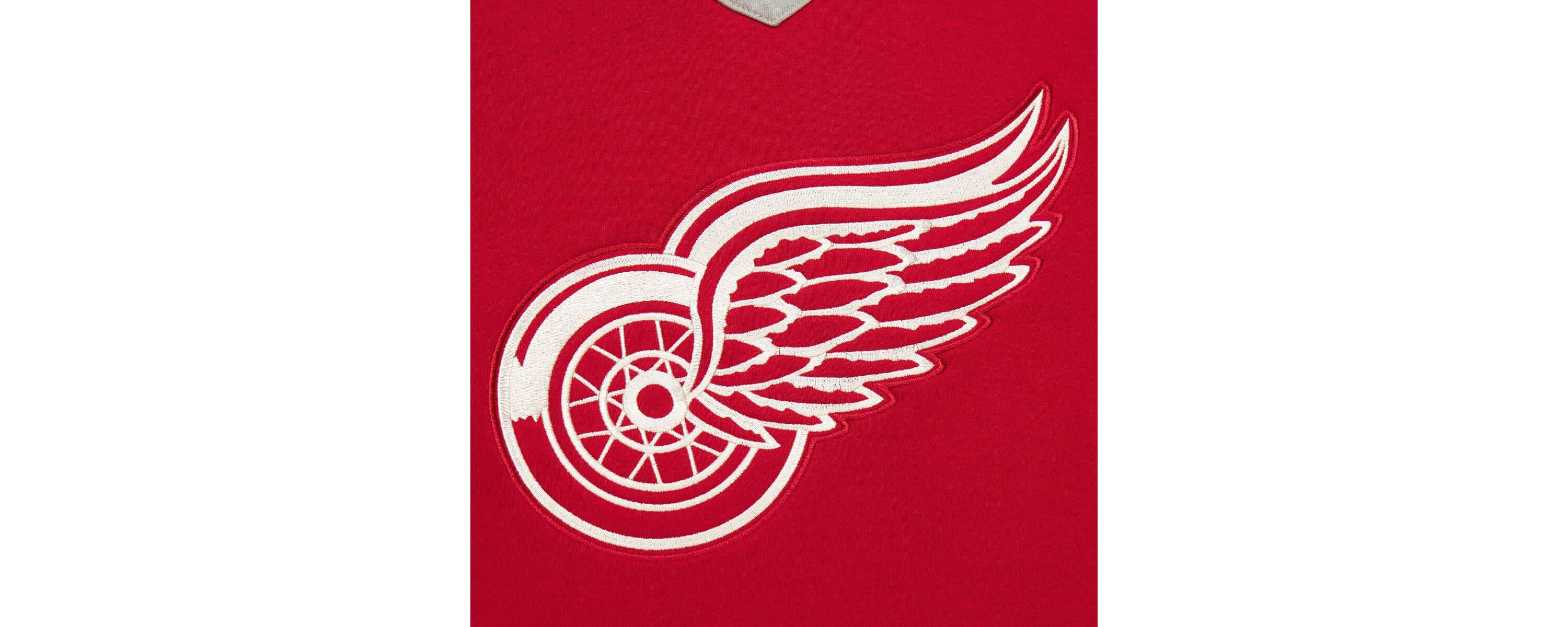 NHL Detroit Wings Lace-Up Pullover Sweatshirt