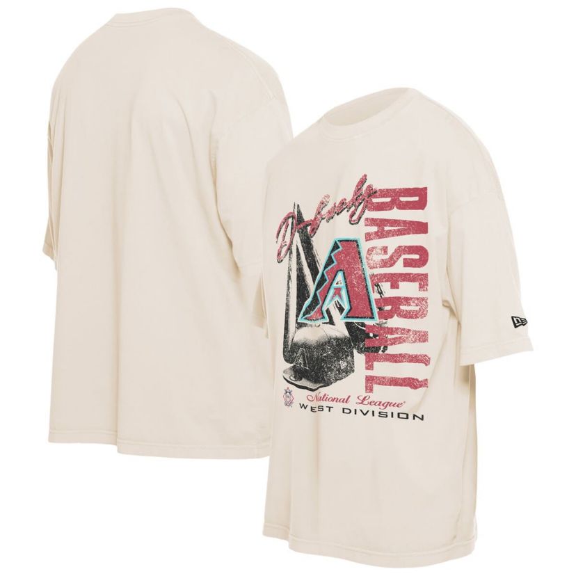 MLB Arizona Diamondbacks Cooperstown Collection Oversized Throwback Distressed T-Shirt