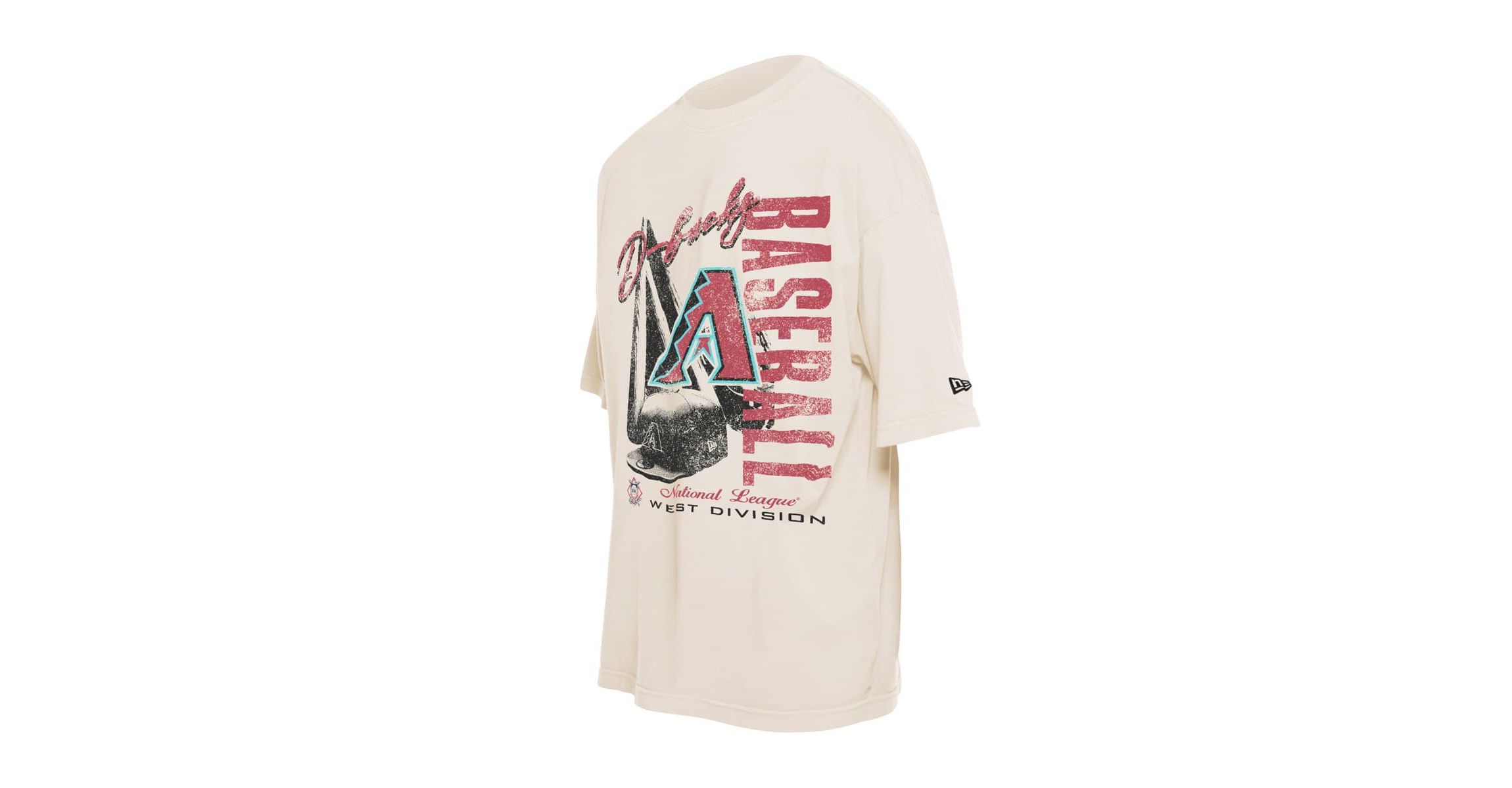 MLB Arizona Diamondbacks Cooperstown Collection Oversized Throwback Distressed T-Shirt