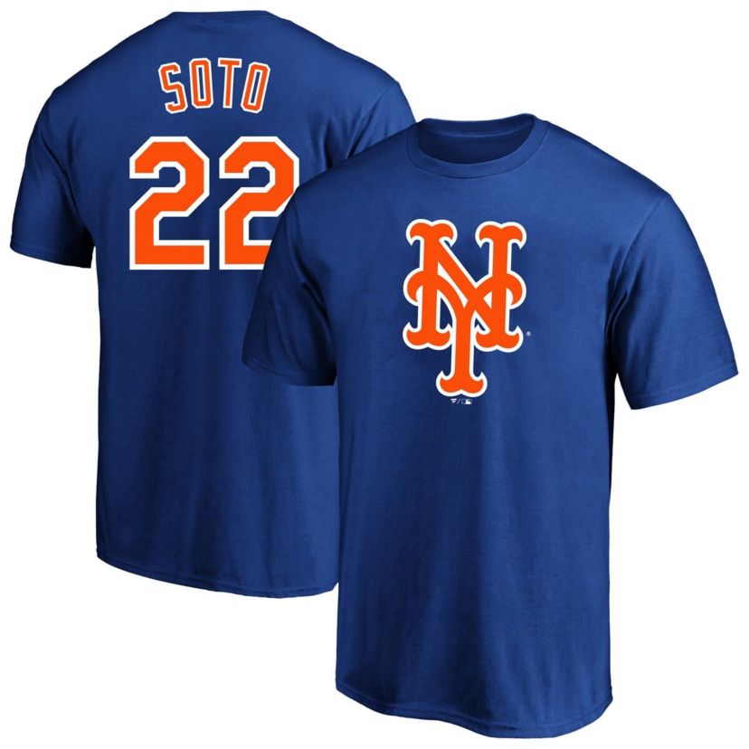 MLB Fanatics Juan Soto New York Mets Big & Tall Name & Number T-Shirt