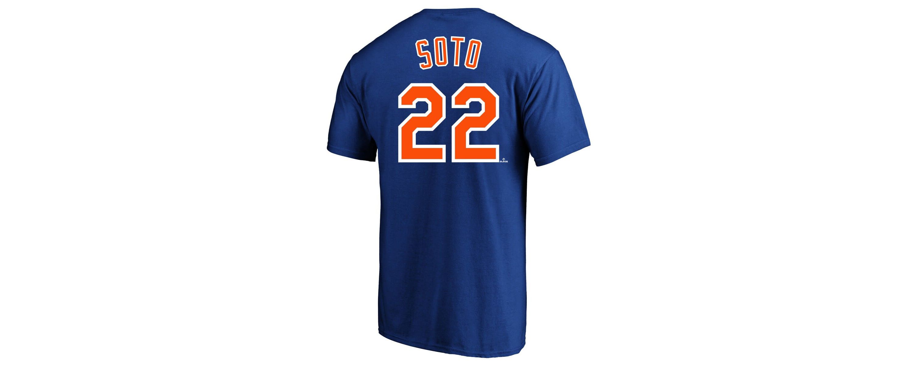 MLB Fanatics Juan Soto New York Mets Big & Tall Name & Number T-Shirt