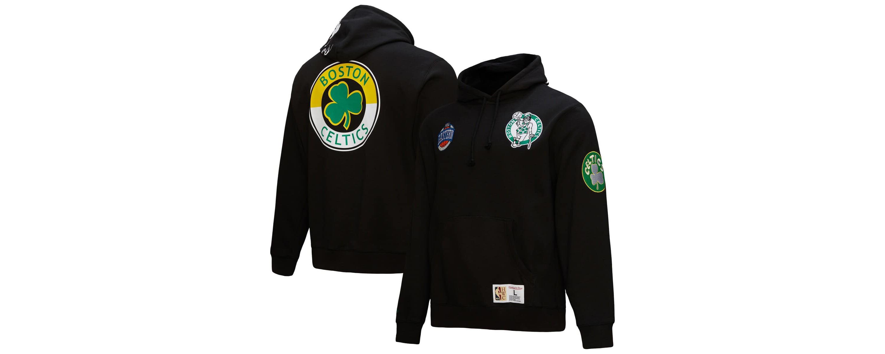 NBA Boston Celtics Hardwood Classics Blackout Collection Pullover Hoodie