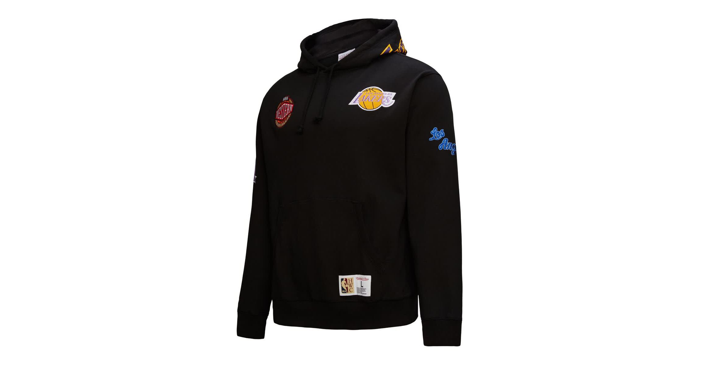 NBA Los Angeles Lakers Hardwood Classics Blackout Collection Pullover Hoodie