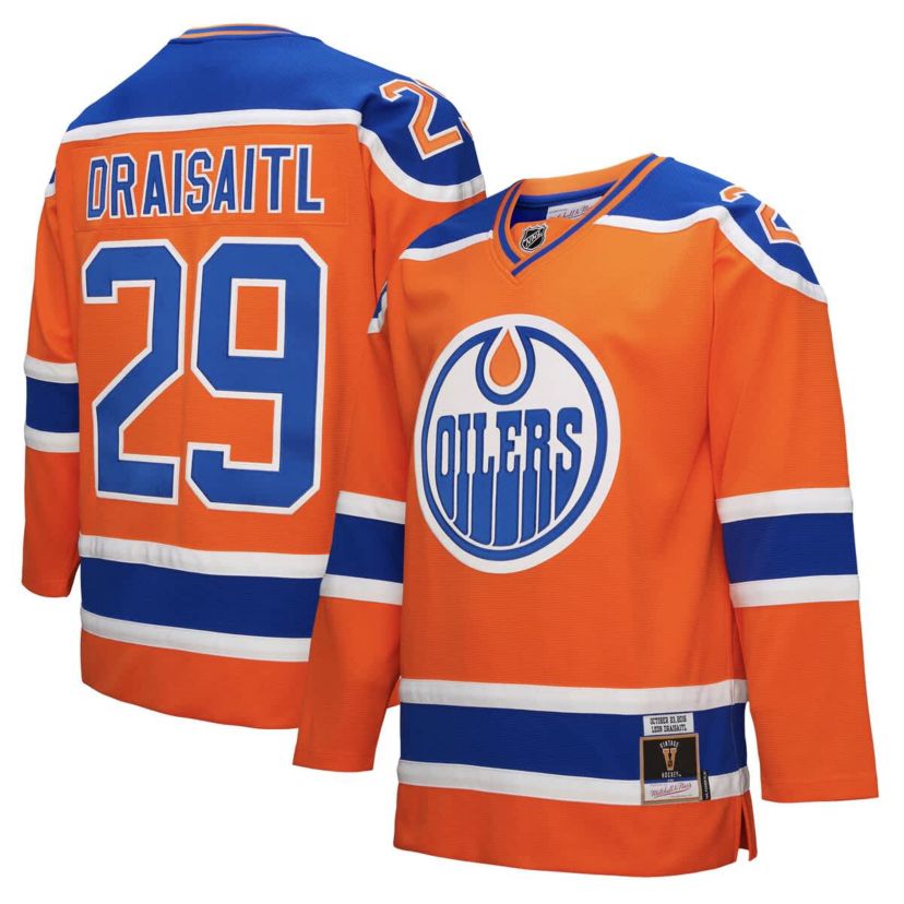 NHL Leon Draisaitl Edmonton Oilers Power Play Jersey