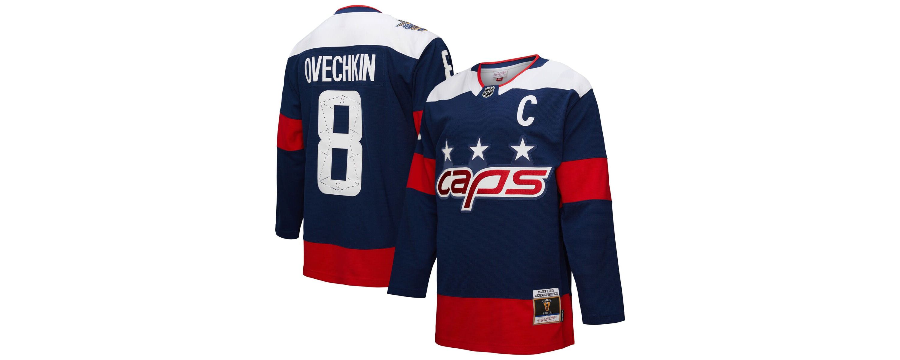 NHL Alexander Ovechkin Washington Capitals Power Play Jersey