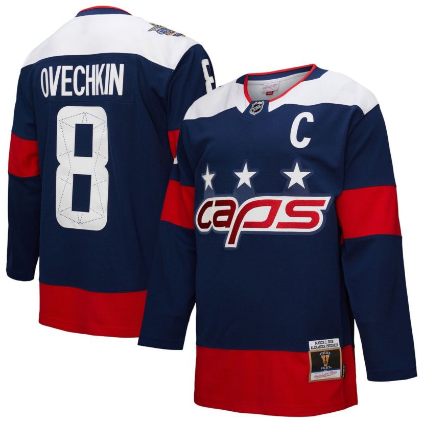 NHL Alexander Ovechkin Washington Capitals Power Play Jersey