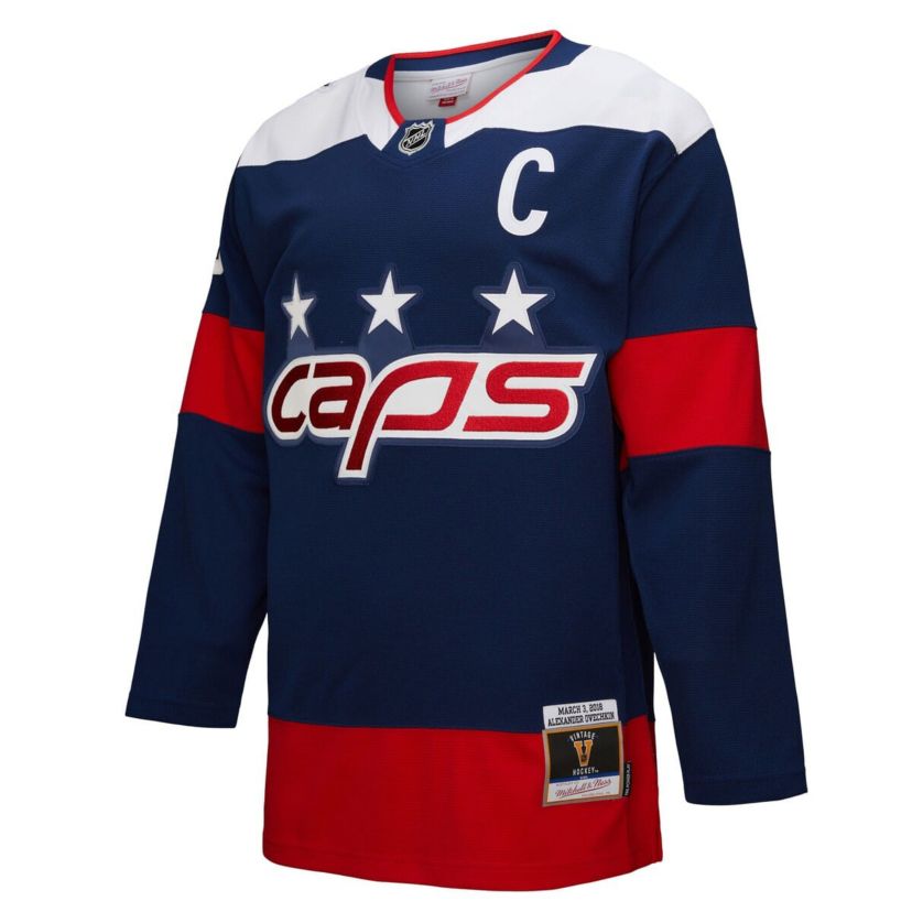 NHL Alexander Ovechkin Washington Capitals Power Play Jersey