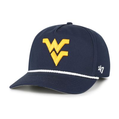 '47 Men's NCAA West Virginia Mountaineers Rope Hitch Adjustable Hat, Navy Blue