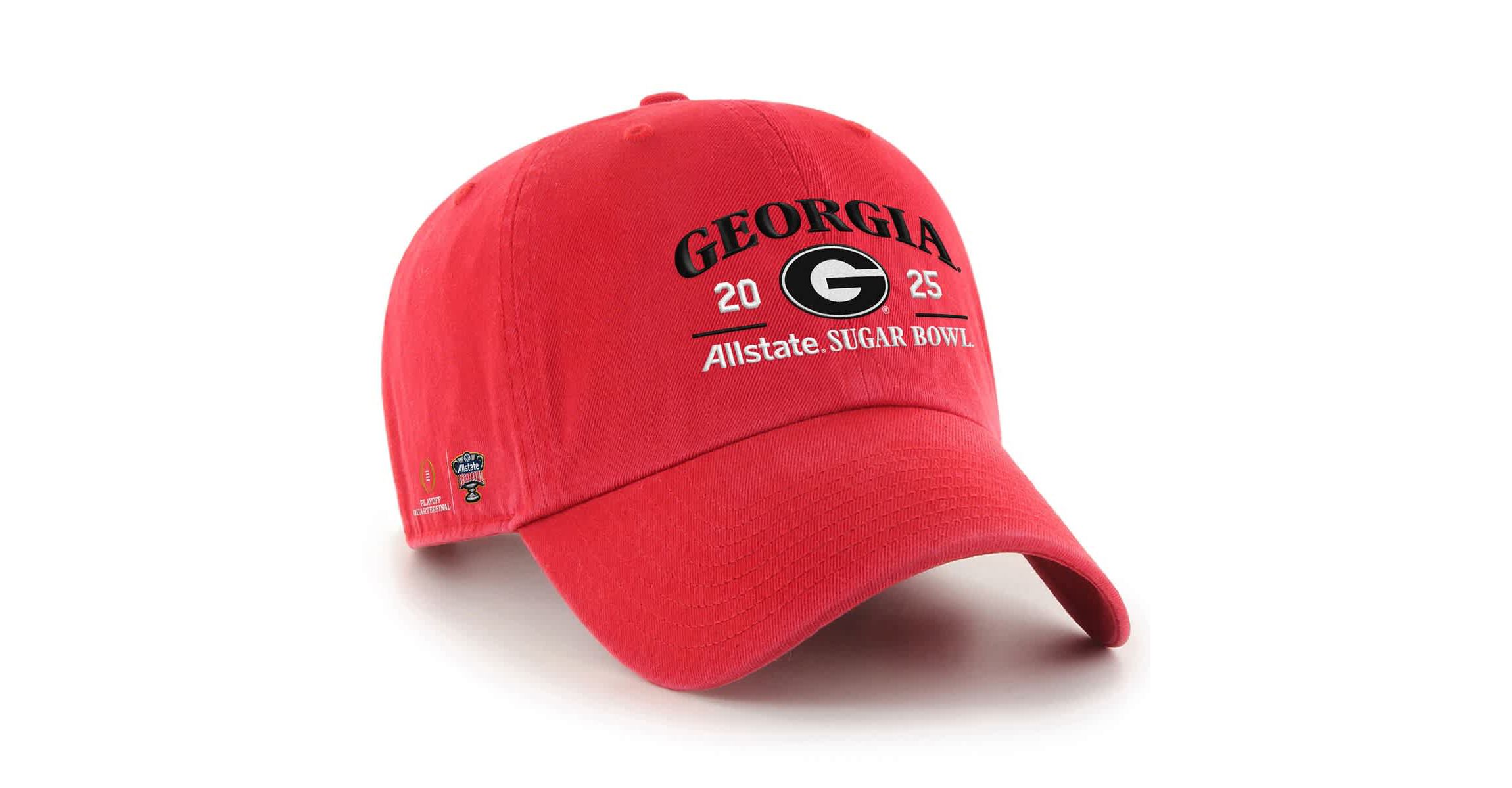 NCAA Georgia Bulldogs NCAA Football Playoff 2025 Sugar Bowl Clean Up Adjustable Hat