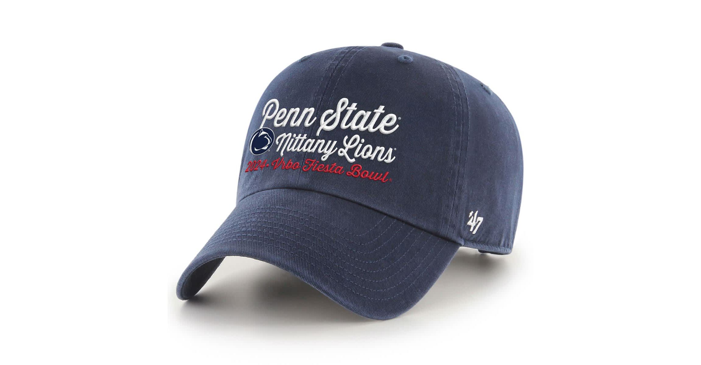 NCAA Penn State Nittany Lions NCAA Football Playoff 2024 Fiesta Bowl Clean Up Adjustable Hat