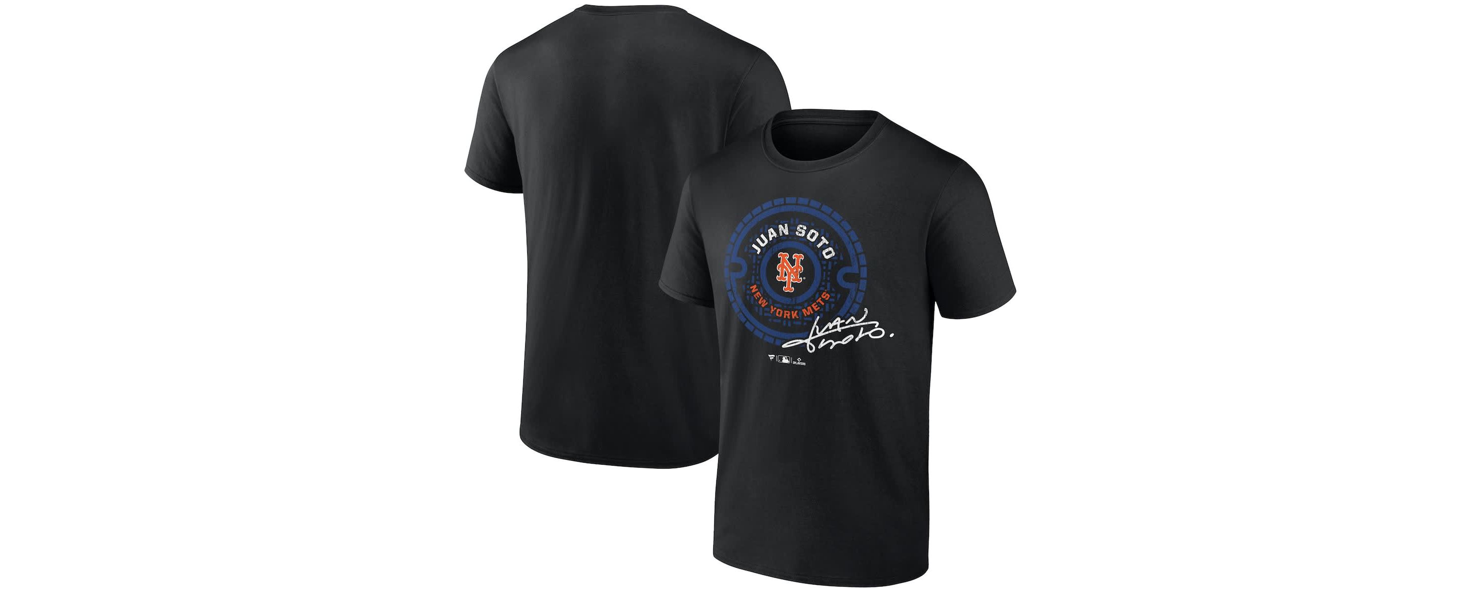 MLB Fanatics Juan Soto New York Mets Seal Logo T-Shirt