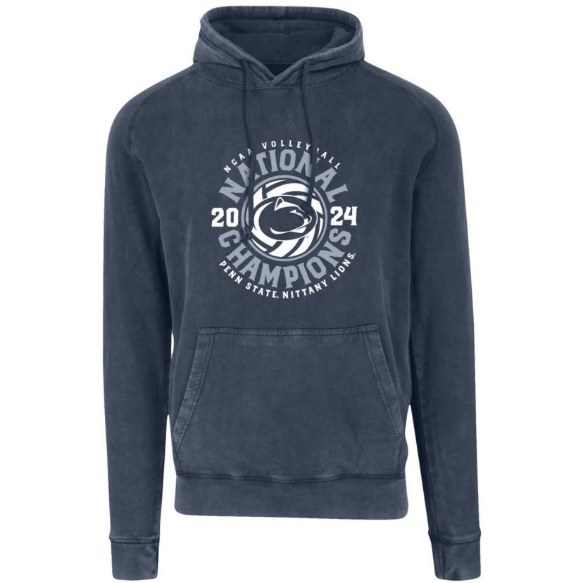 NCAA Penn State Nittany Lions 2024 NCAA Volleyball National s Vintage Raglan Pullover Hoodie