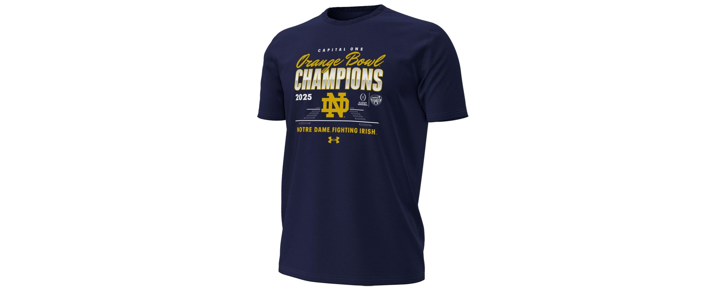 NCAA Under Armour Notre Dame Fighting Irish NCAA Football Playoff 2025 Bowl s T-Shirt