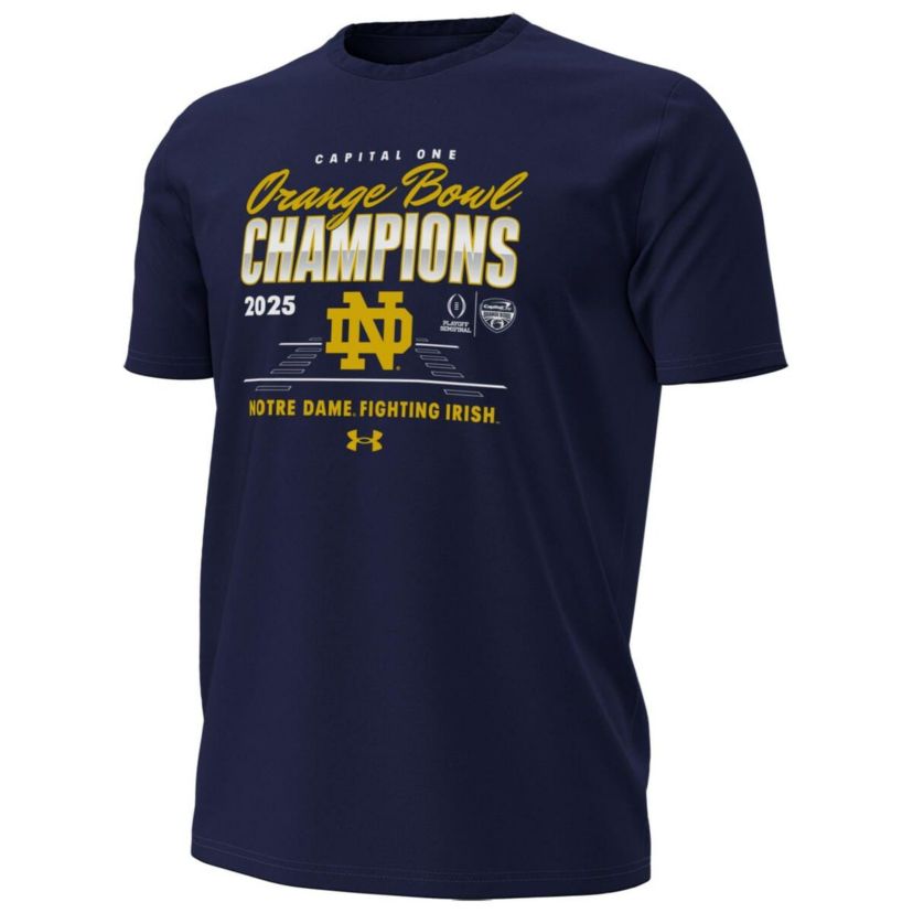 NCAA Under Armour Notre Dame Fighting Irish NCAA Football Playoff 2025 Bowl s T-Shirt