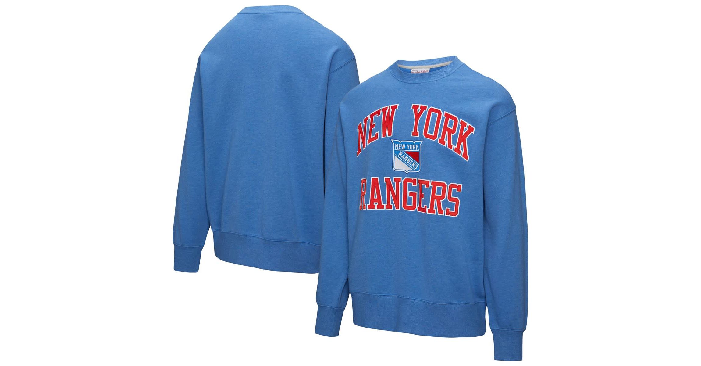NHL New York Rangers Playoff Win Fleece Pullover Sweatshirt