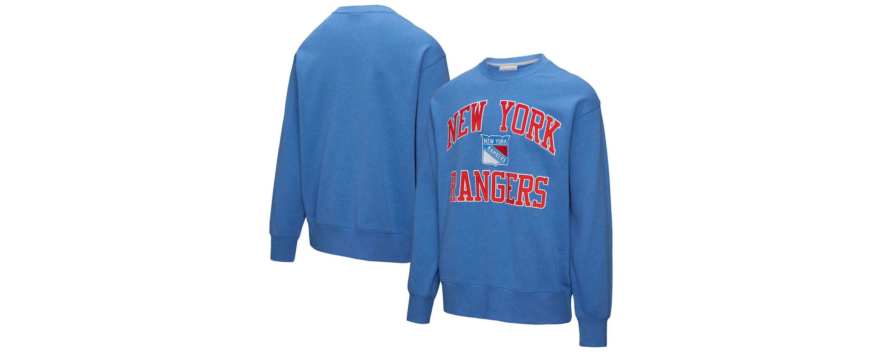 NHL New York Rangers Playoff Win Fleece Pullover Sweatshirt
