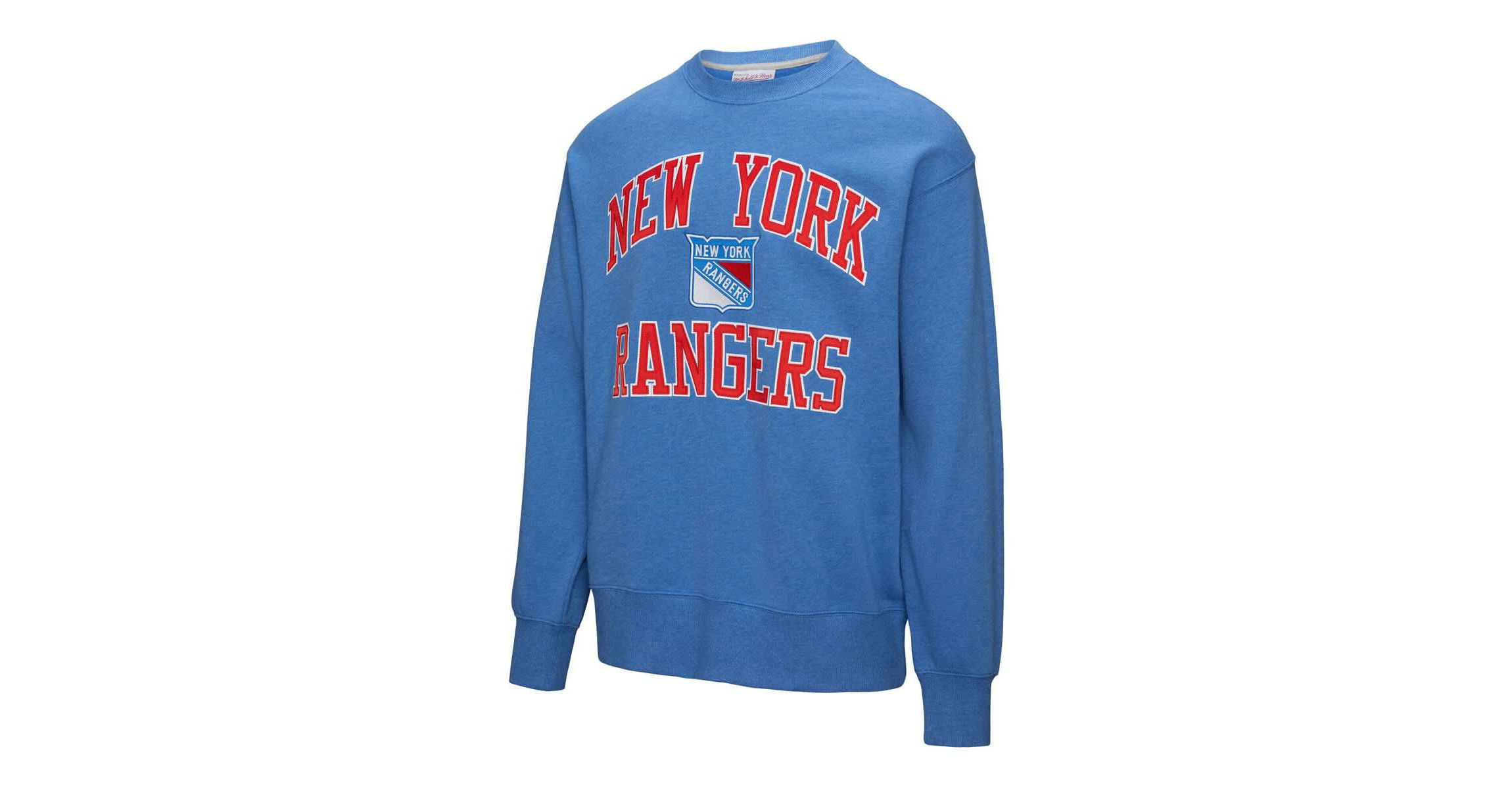NHL New York Rangers Playoff Win Fleece Pullover Sweatshirt
