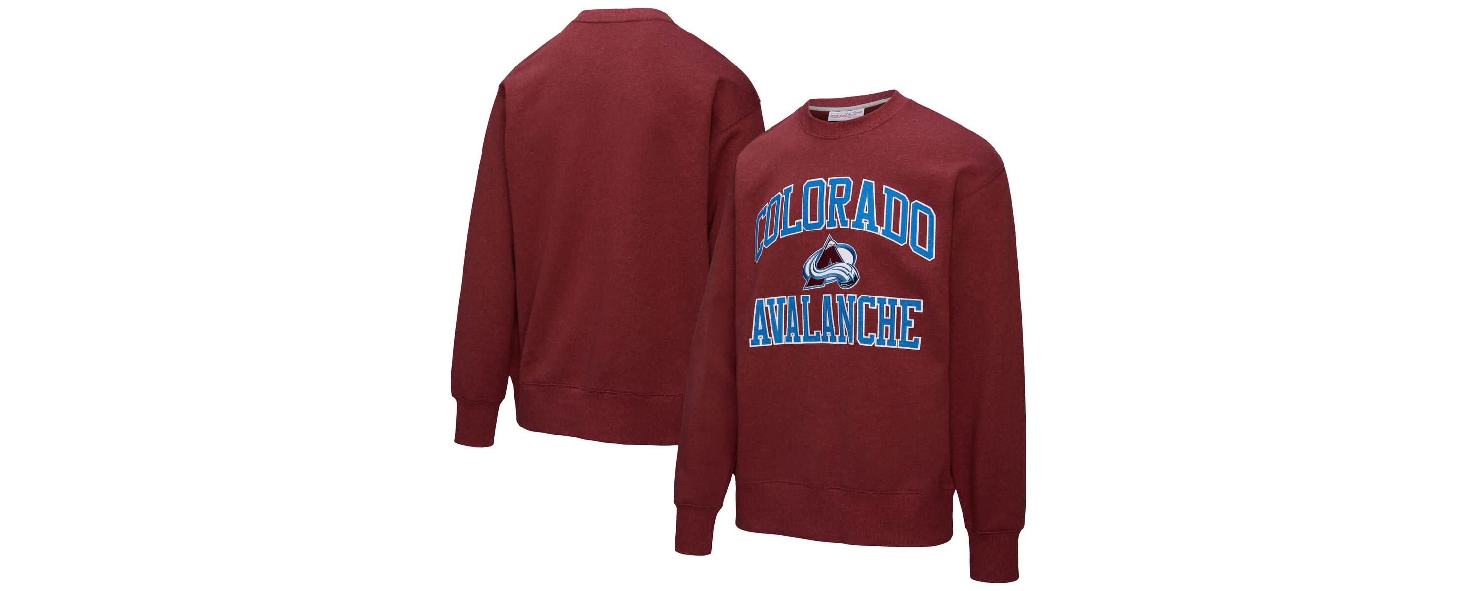 NHL Colorado Avalanche Playoff Win Fleece Pullover Sweatshirt