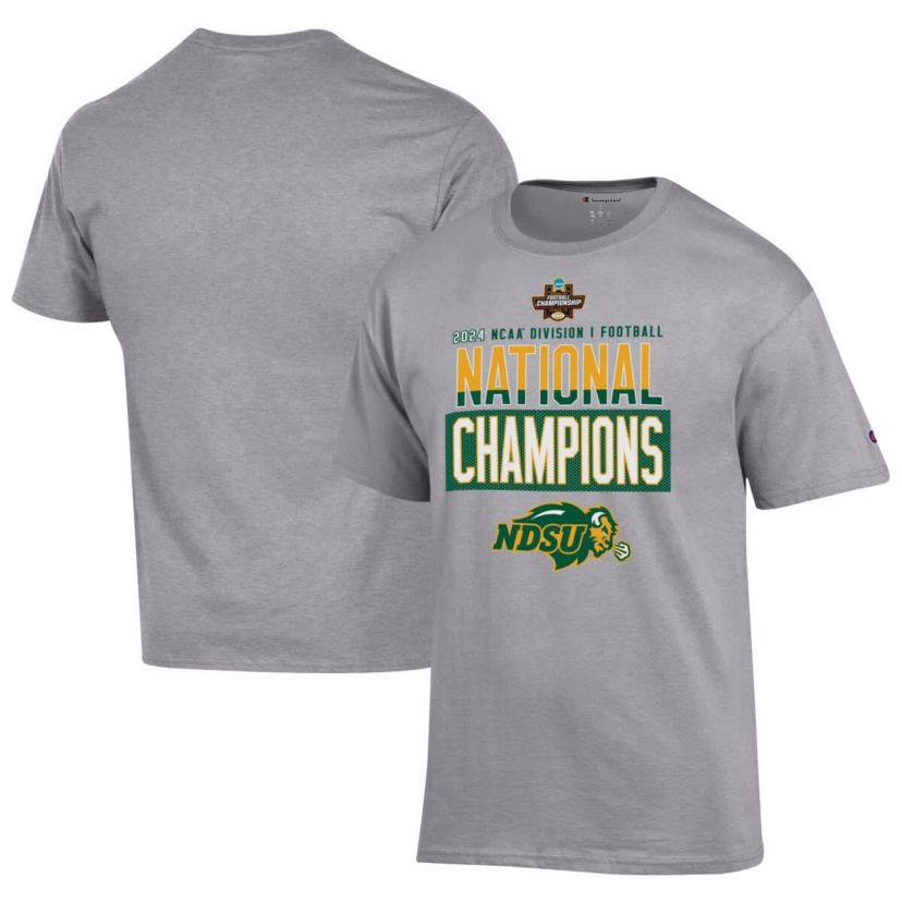 NCAA NDSU Bison 2024 NCAA FCS Football National s Locker Room T-Shirt