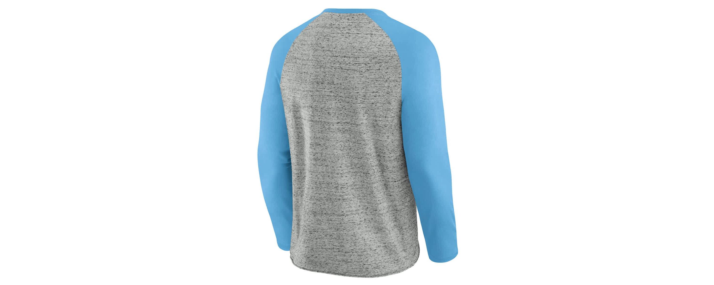 MLB St. Louis Cardinals Raw Edge Raglan Long Sleeve Baseball T-Shirt