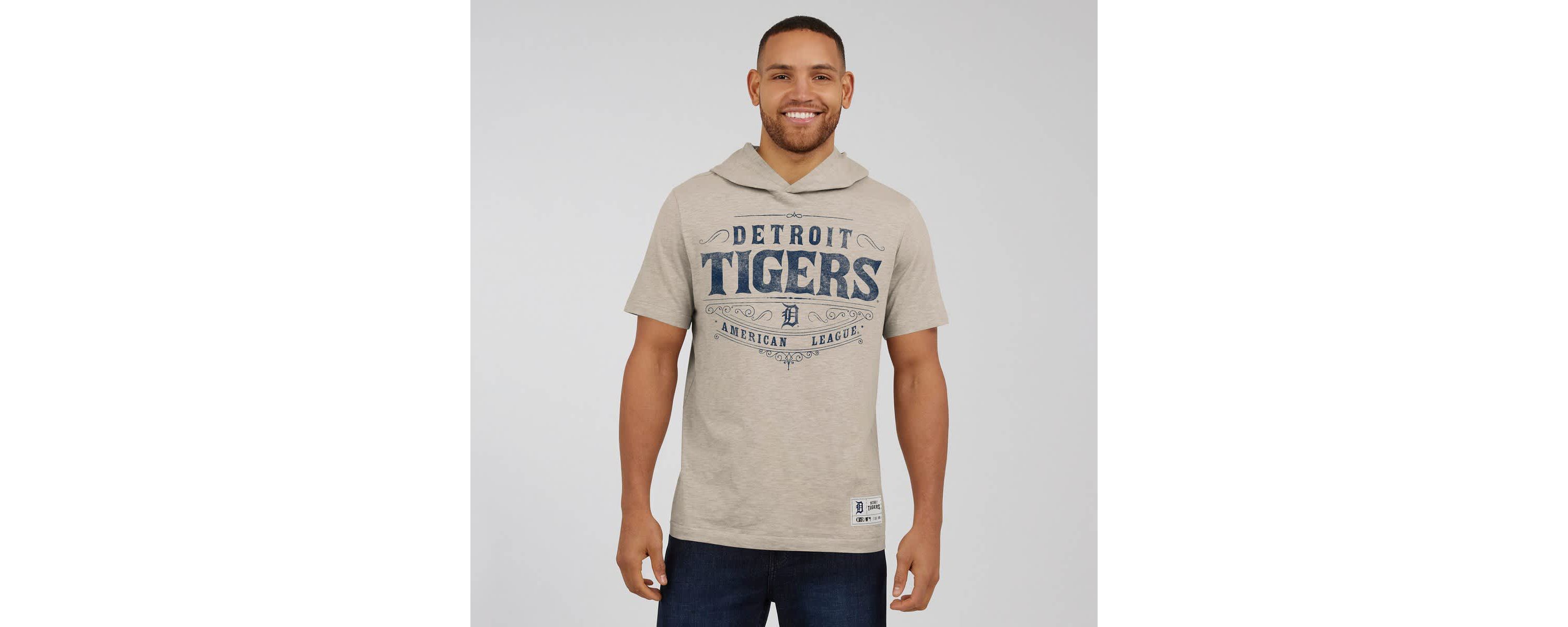 MLB Detroit Tigers Hooded T-Shirt