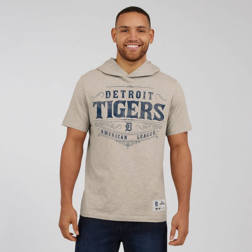 MLB Detroit Tigers Hooded T-Shirt