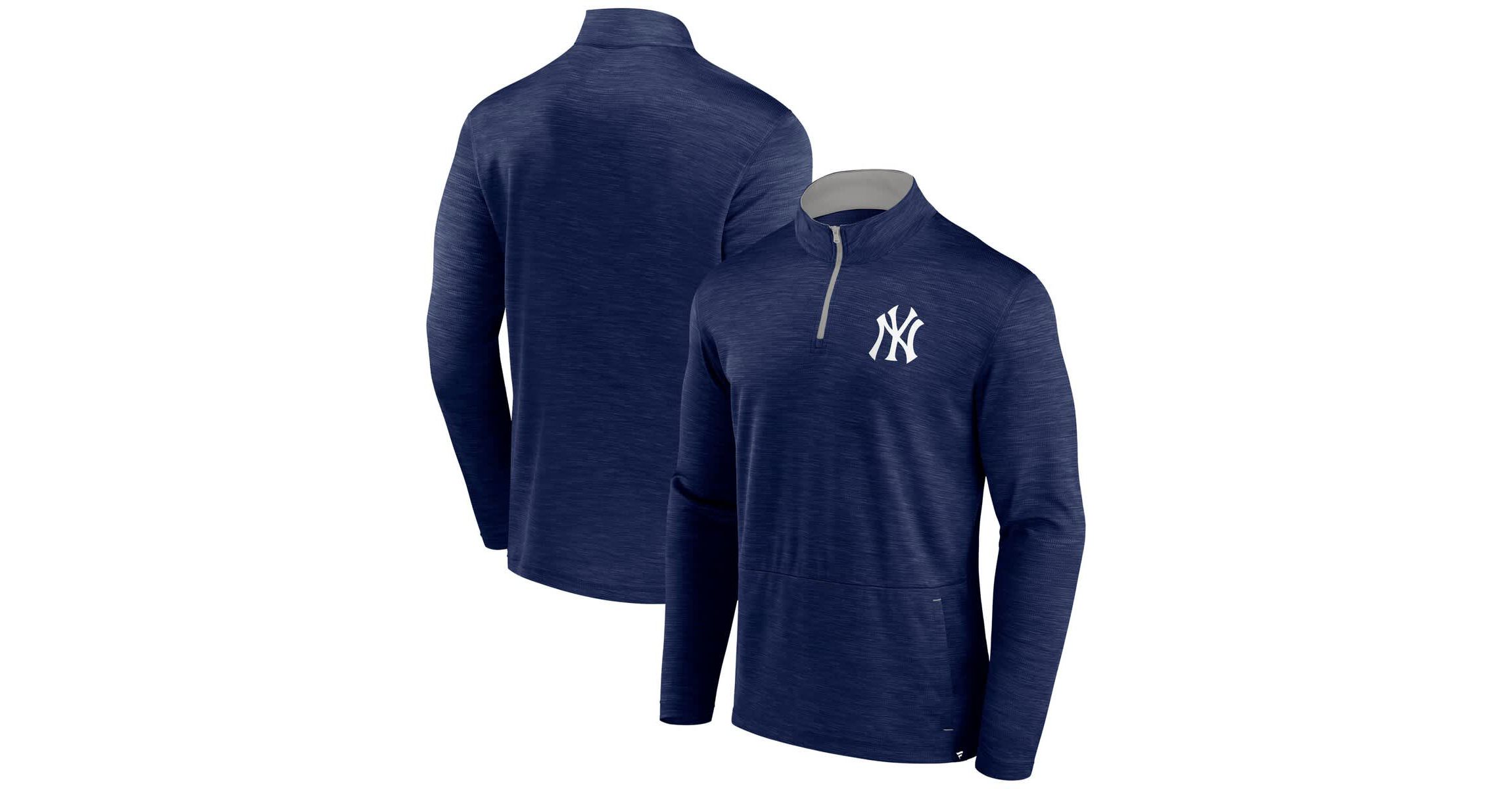 MLB Fanatics New York Yankees Fundamentals Quarter-Zip Pullover