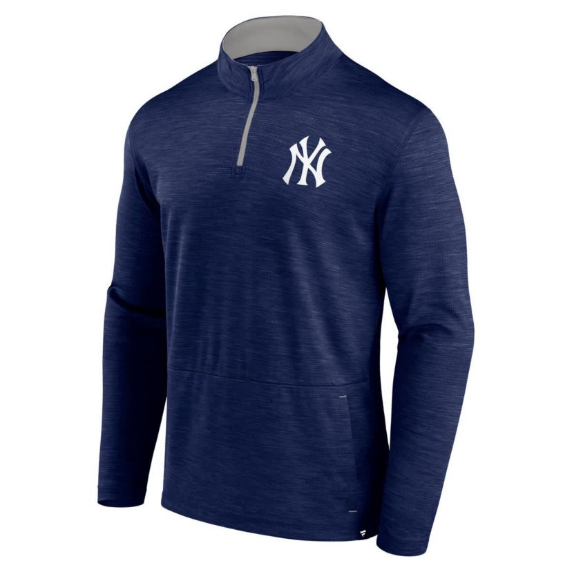 MLB Fanatics New York Yankees Fundamentals Quarter-Zip Pullover