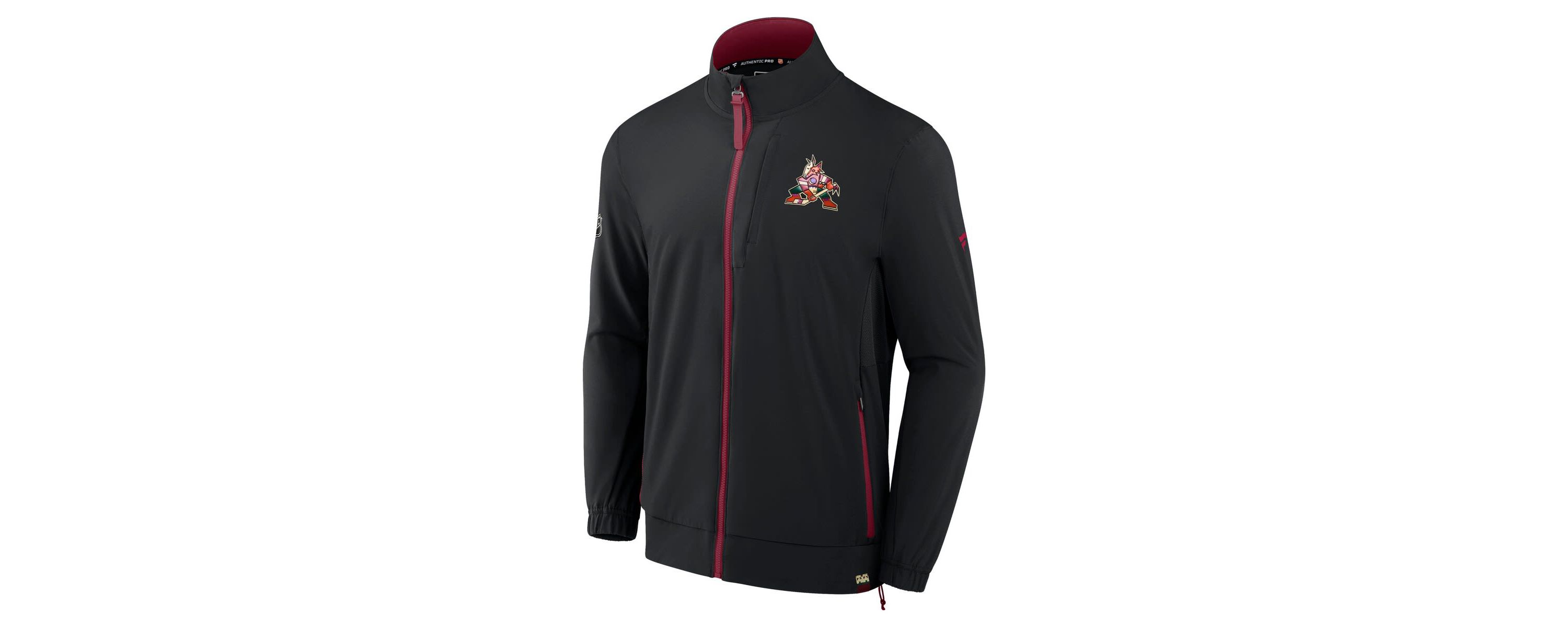 Vintage Hockey Fanatics Arizona Coyotes Authentic Pro Rink Coaches Full-Zip Jacket
