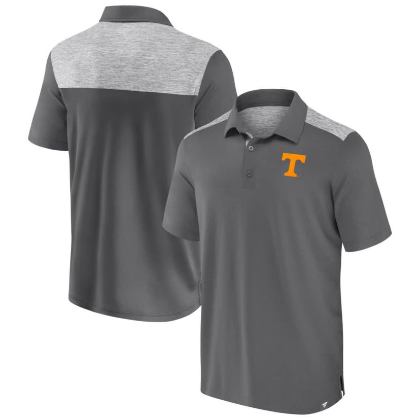 NCAA Fanatics Tennessee Volunteers Iconic Brushed Blocked Polo