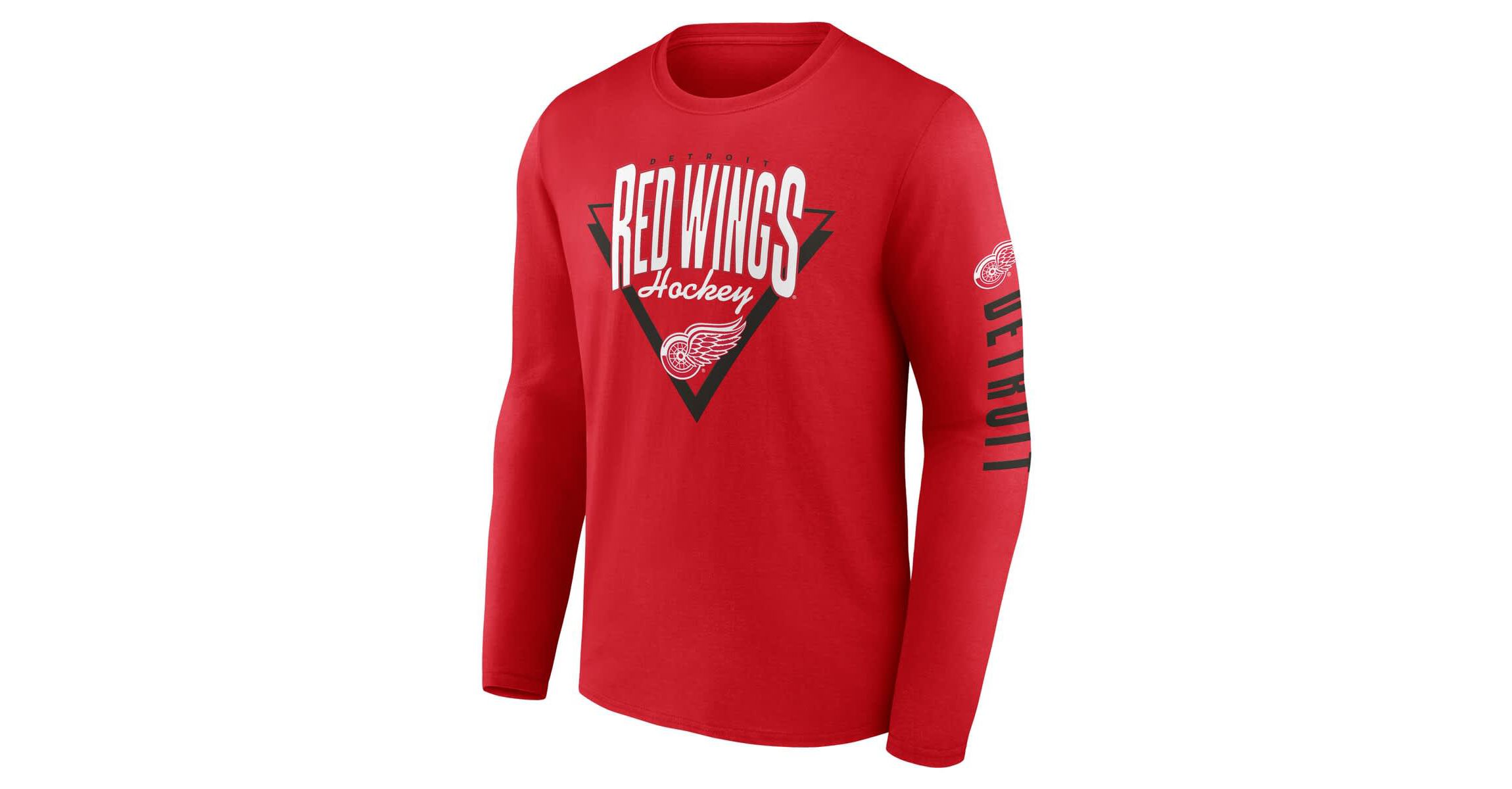 NHL Fanatics Detroit Wings Headline Long Sleeve T-Shirt