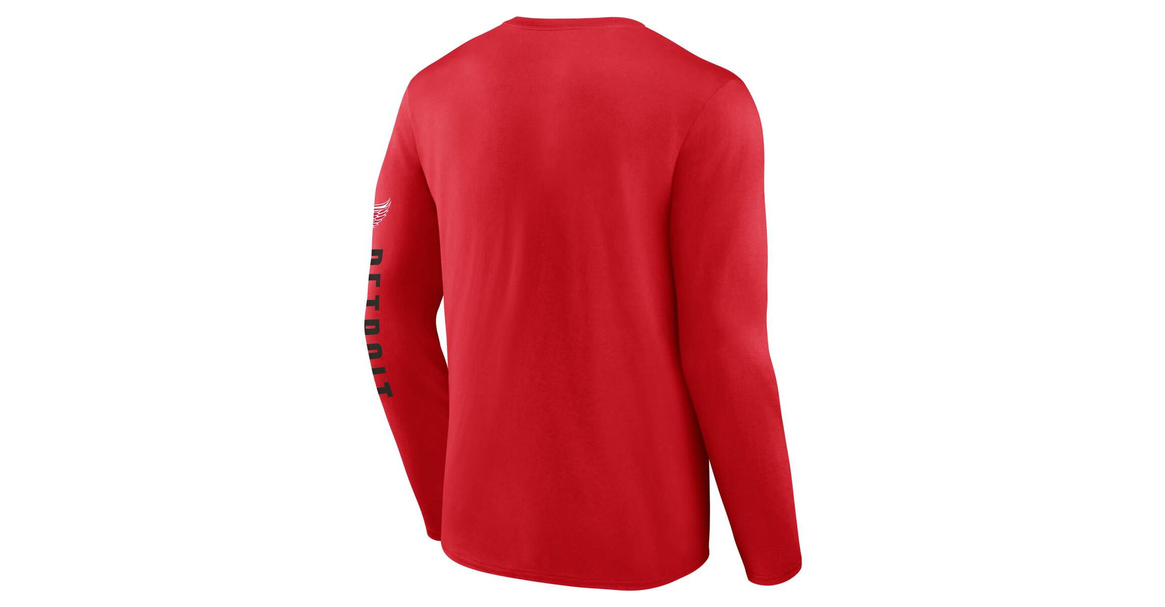 NHL Fanatics Detroit Wings Headline Long Sleeve T-Shirt