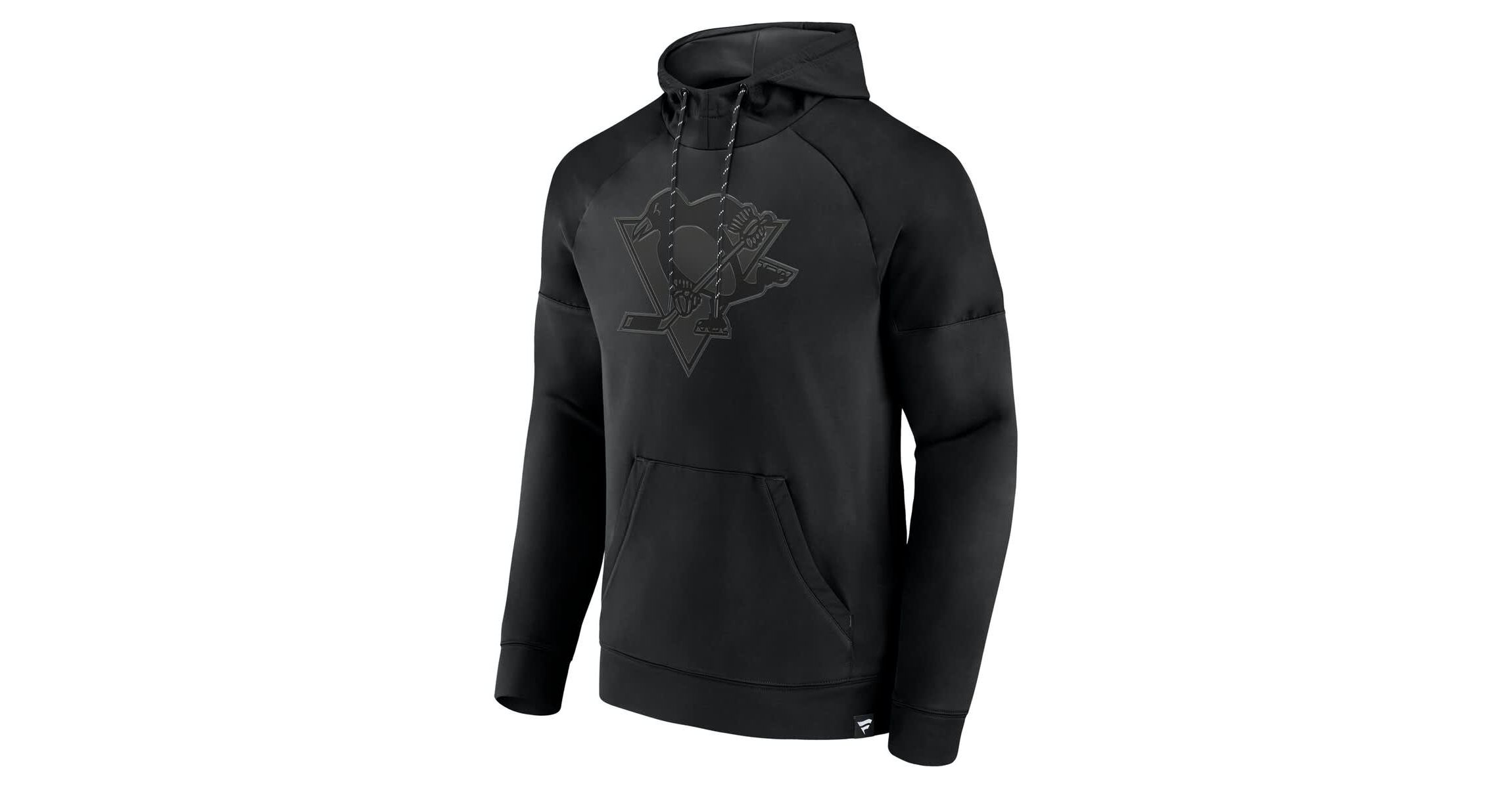 NHL Fanatics Pittsburgh Penguins Ice Defender Raglan Pullover Hoodie