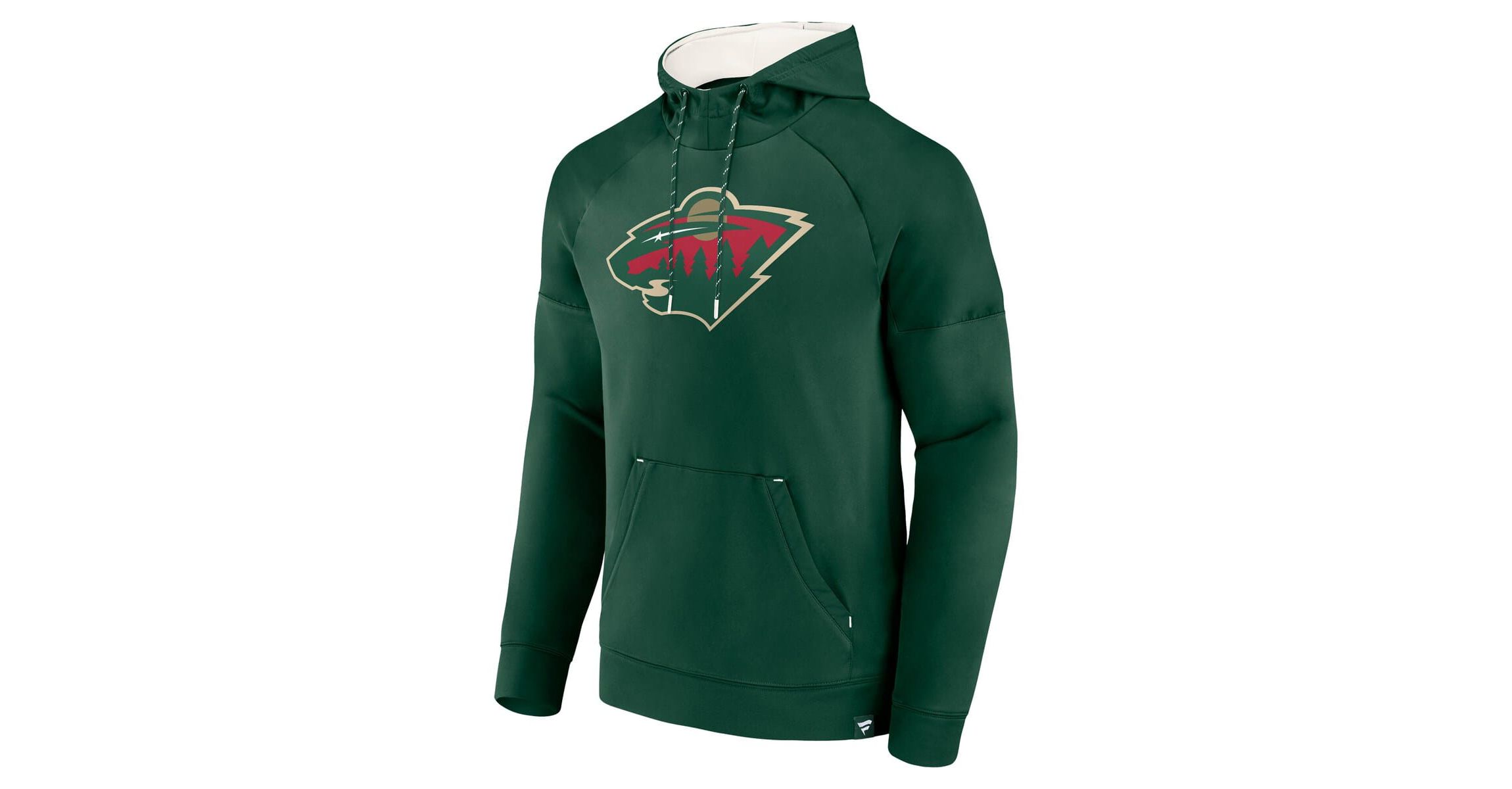 NHL Fanatics Minnesota Wild Iconic Defender Raglan Pullover Hoodie