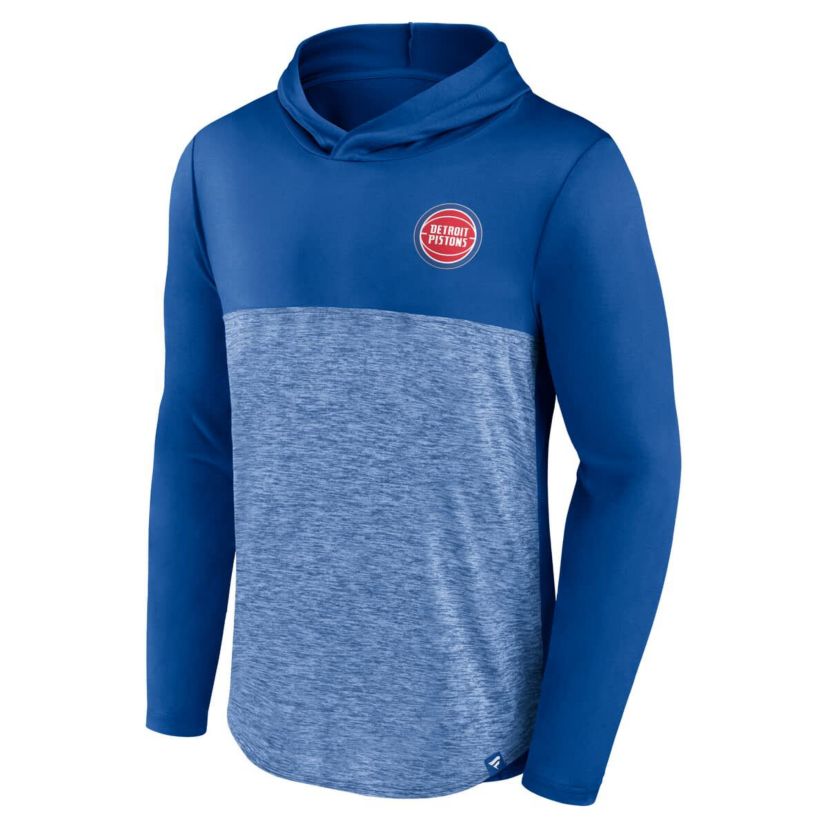 NBA Fanatics Detroit Pistons Iconic Defender Lightweight Pullover Hoodie