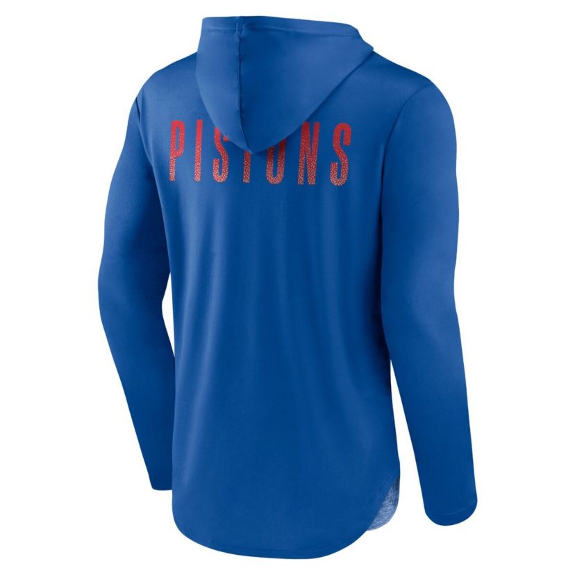 NBA Fanatics Detroit Pistons Iconic Defender Lightweight Pullover Hoodie