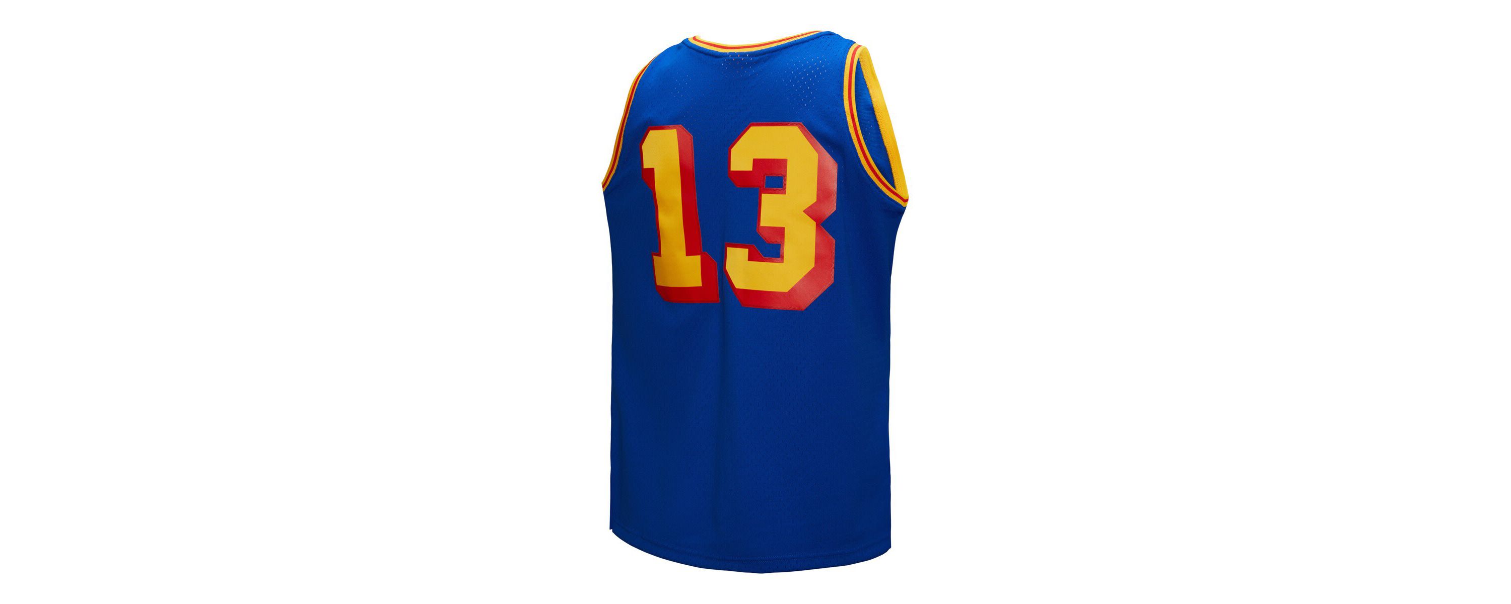 Hardwood Classic Teams Wilt Chamberlain San Francisco Warriors Hardwood Classics 1963/64 Swingman Jersey
