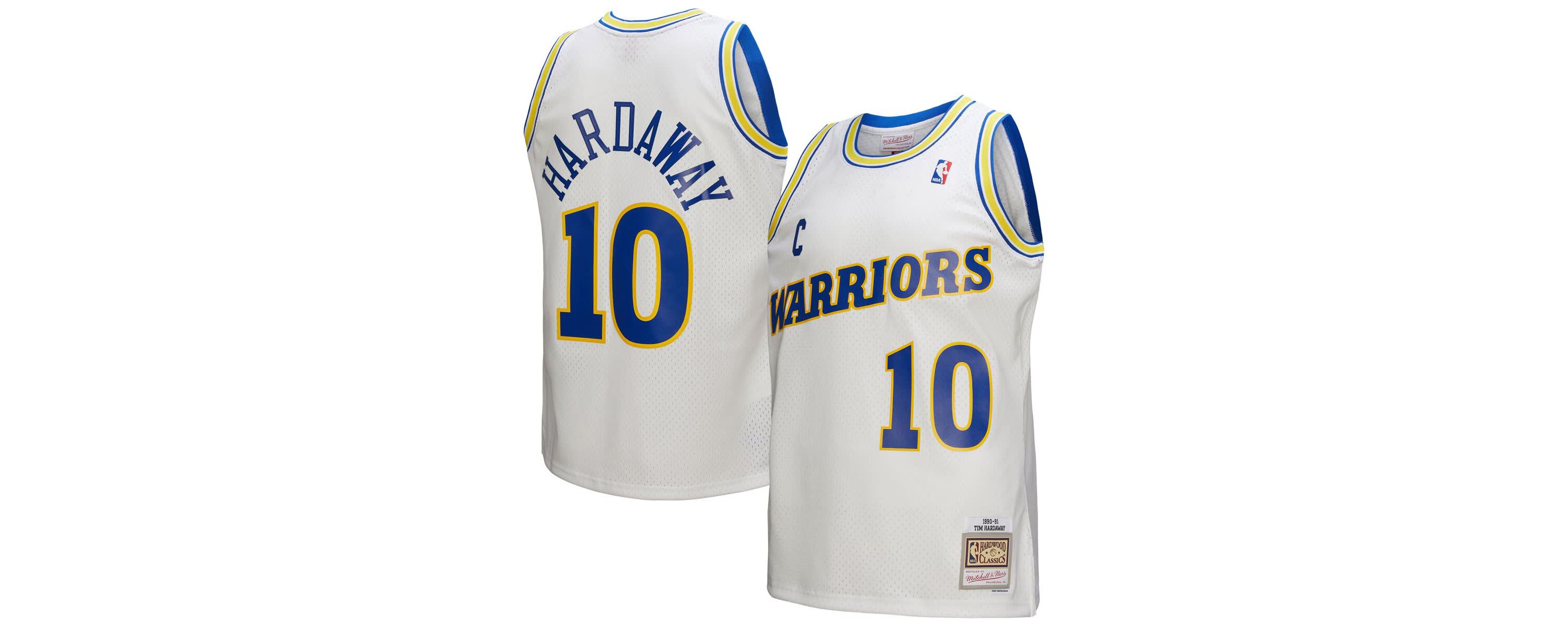 NBA Tim Hardaway Golden State Warriors Hardwood Classics 1990/91 Swingman Jersey