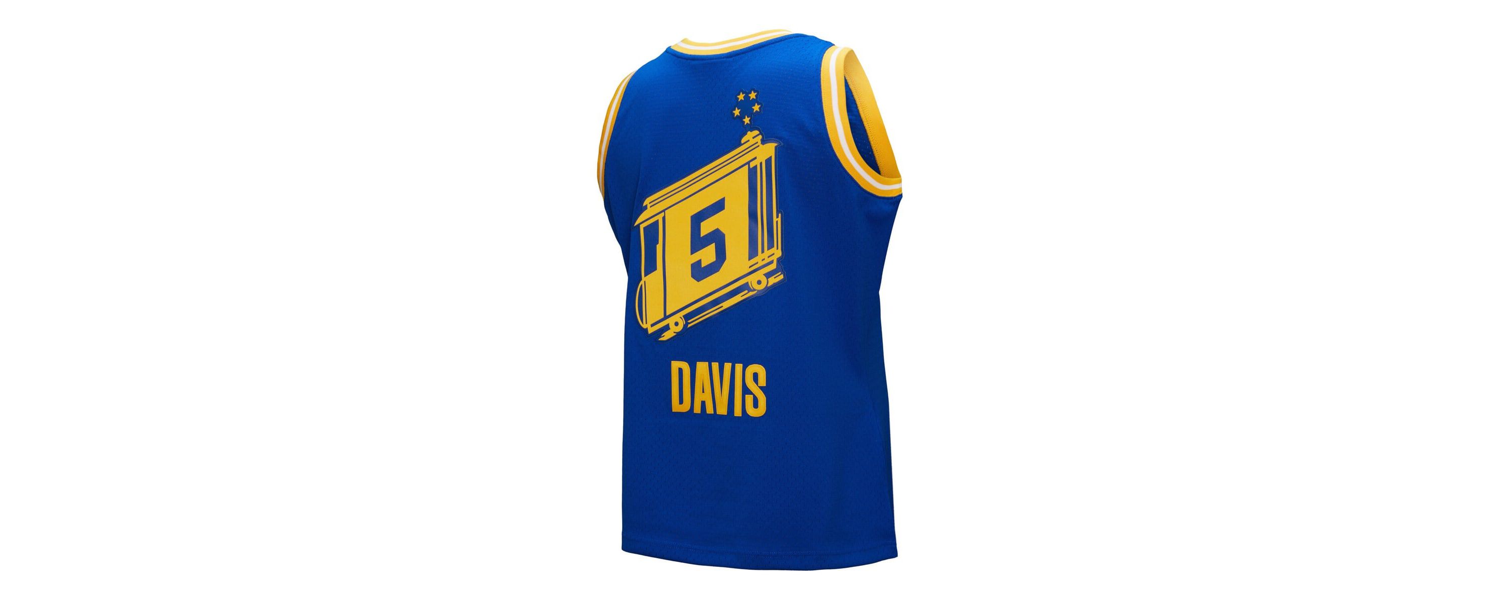 NBA Baron Davis Golden State Warriors Hardwood Classics 2004/05 Swingman Jersey